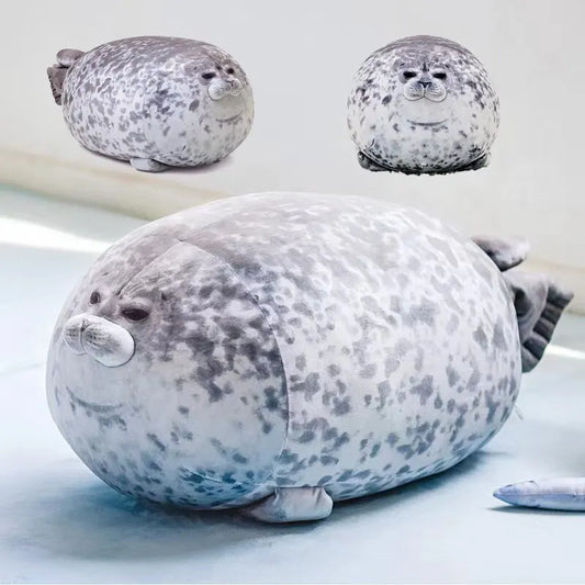 Seal Pillow – Kaiyukan Soft Seal Plush Toy for Kids & Aquarium Decor 🦭💖