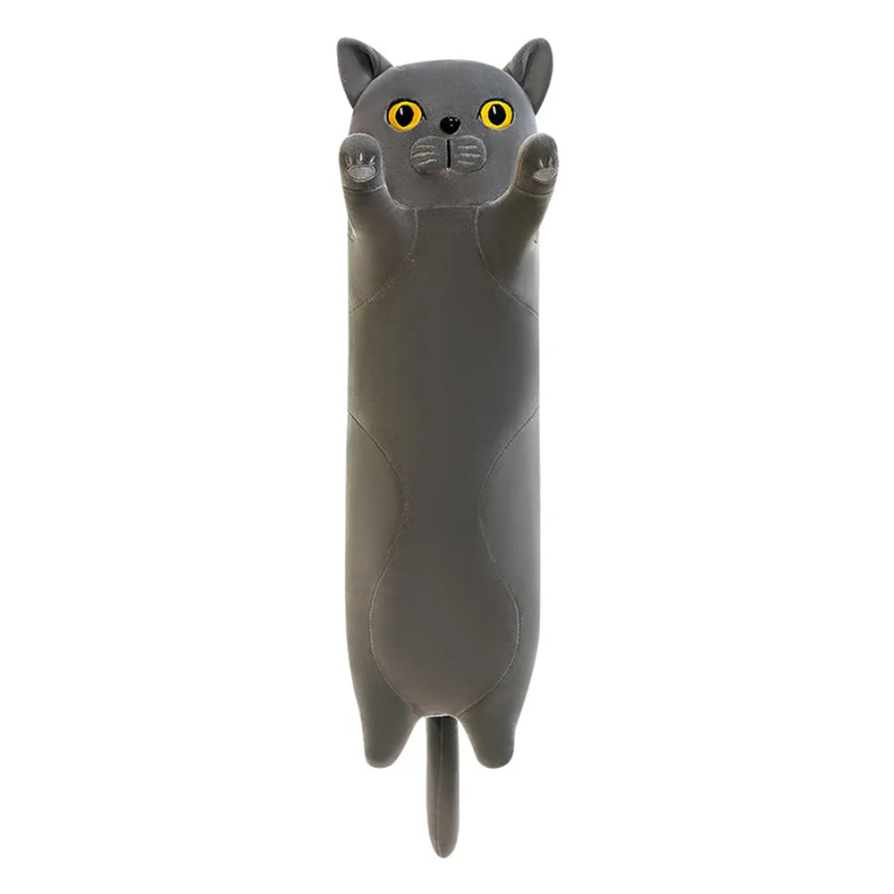 Cat Island Plush Pillow Doll – Long Cat Doll for Sleeping, Home Decor, & Gifts 🐱💤